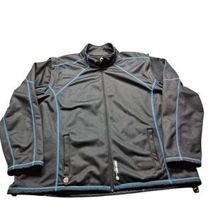 Freeze-Out Thermal Protection Jacket Mens 4XL Black Blue Motorcycle Gear Zip Up